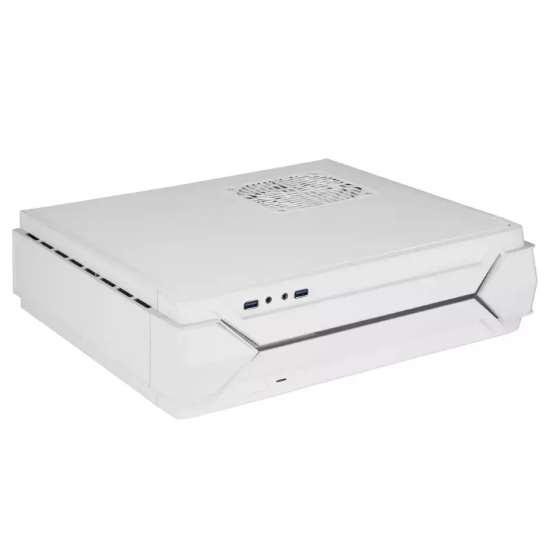 Case PC Silverstone RVZ03-ARGB Desktop bianco