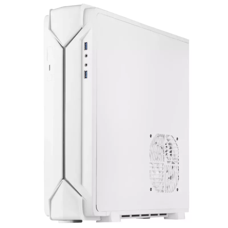 Case PC Silverstone RVZ03-ARGB Desktop bianco
