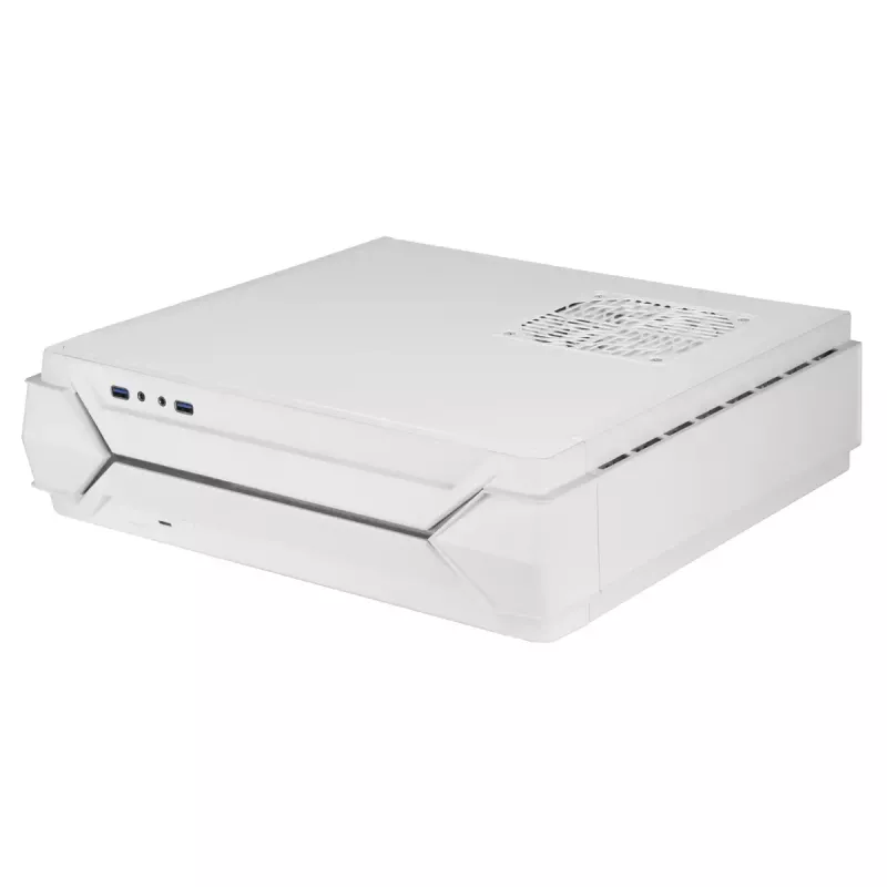 Case PC Silverstone RVZ03-ARGB Desktop bianco