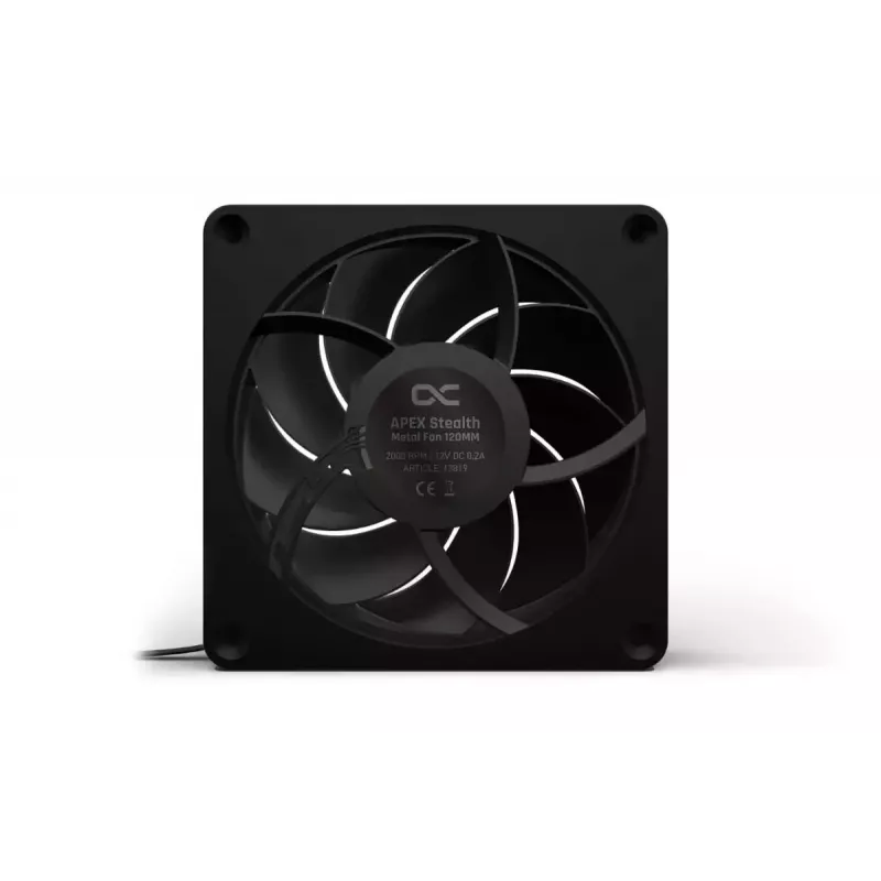 Ventola Alphacool Apex Stealth Metall 12 cm nero 400-2000 U/min 20-29.9 dB
