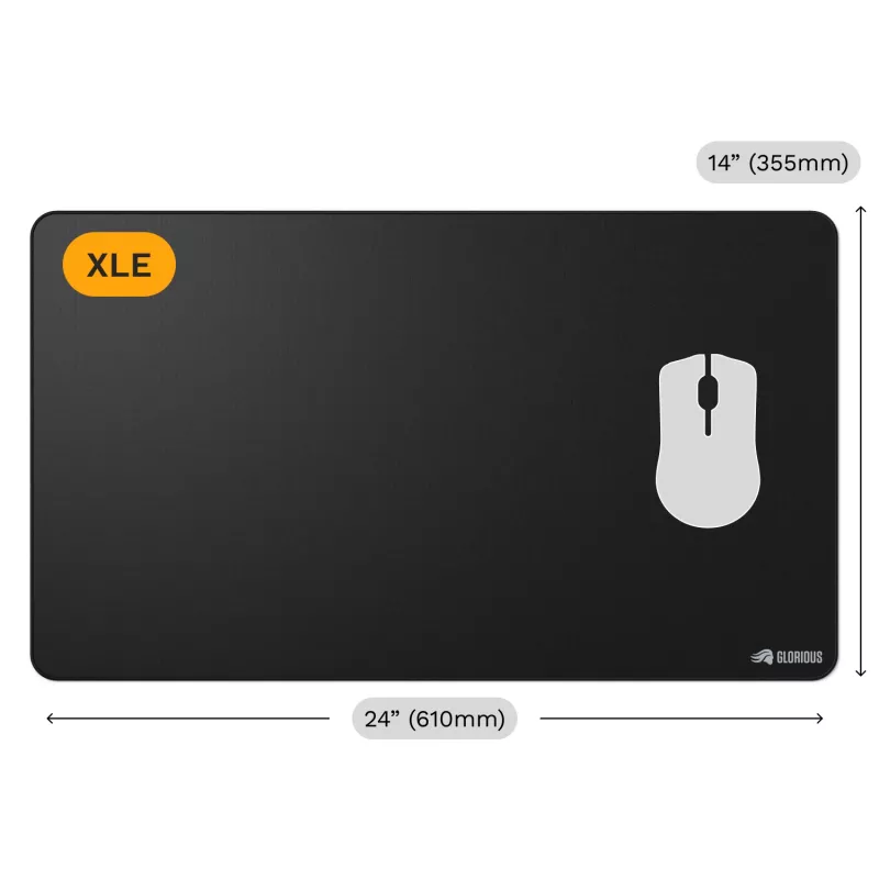 Tappetino per mouse Glorious Gaming Glorious Mouse Pad 2 XL Extended Stitched nero