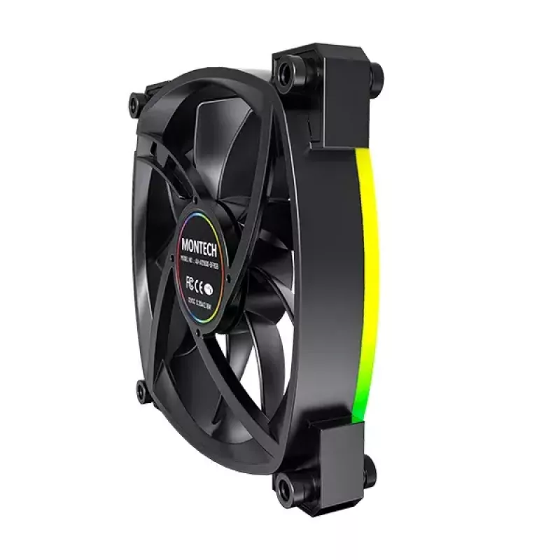 Modulo ventola Montech AX120 PWM 120mm 12V nero 3-Pin 4-Pin