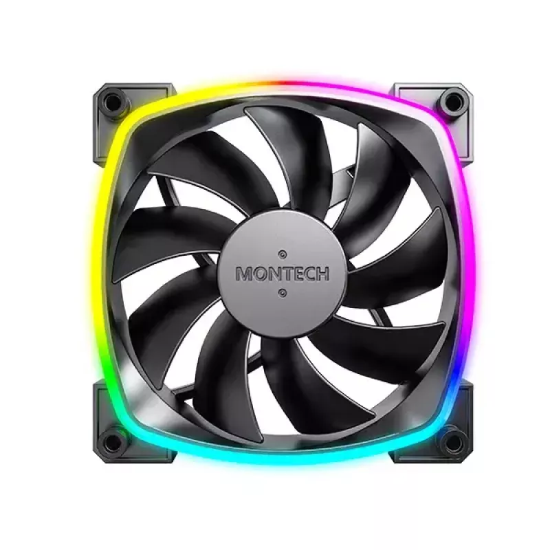 Modulo ventola Montech AX120 PWM 120mm 12V nero 3-Pin 4-Pin