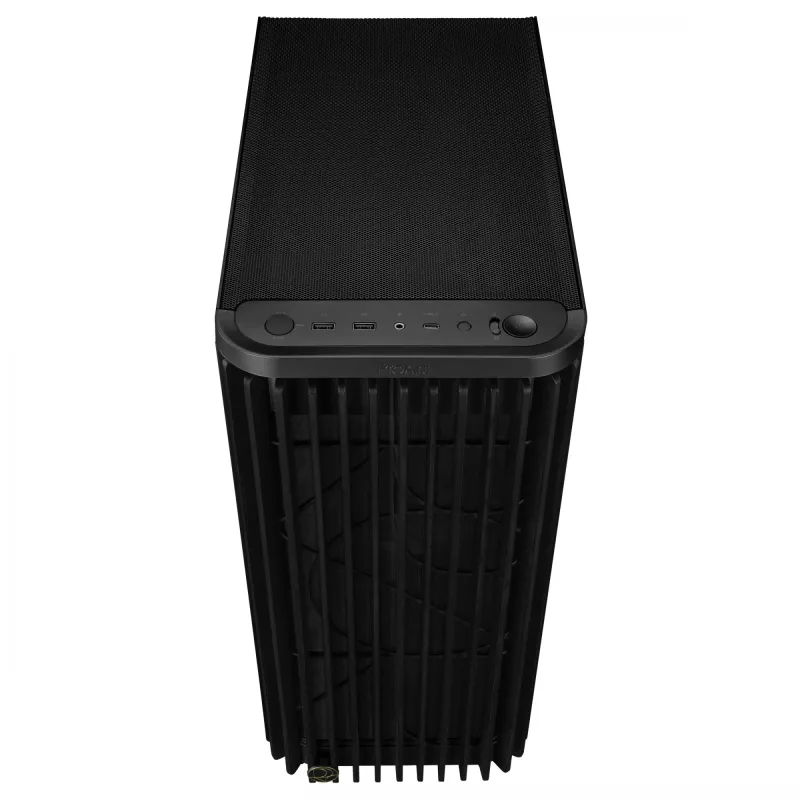 ASUS ProArt PA401 Wood Edition TG PWM 90DC00M0-B39000 case per PC, Midi Tower, ATX, vetro temperato, 2x USB 3.2, nero