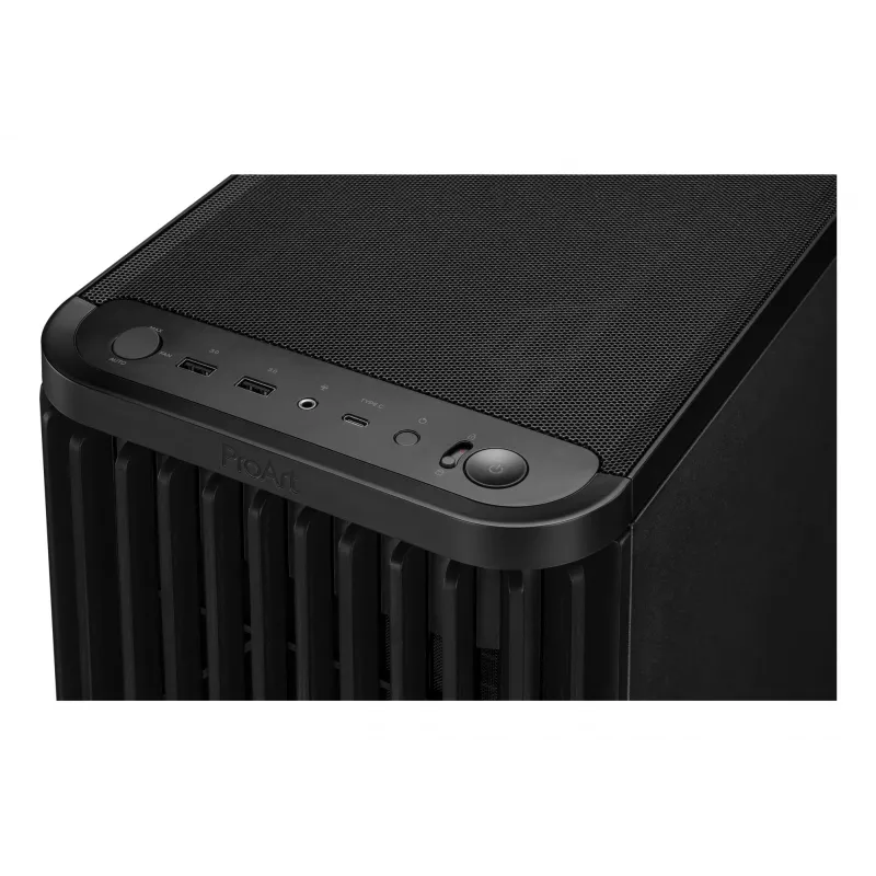 ASUS ProArt PA401 Wood Edition TG PWM 90DC00M0-B39000 case per PC, Midi Tower, ATX, vetro temperato, 2x USB 3.2, nero