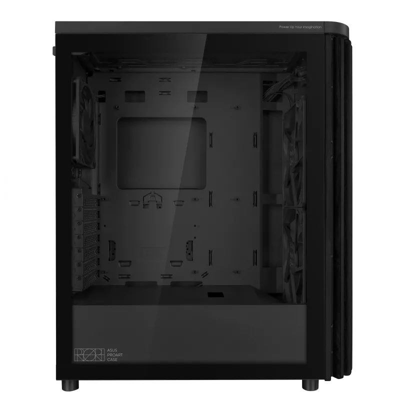 ASUS ProArt PA401 Wood Edition TG PWM 90DC00M0-B39000 case per PC, Midi Tower, ATX, vetro temperato, 2x USB 3.2, nero