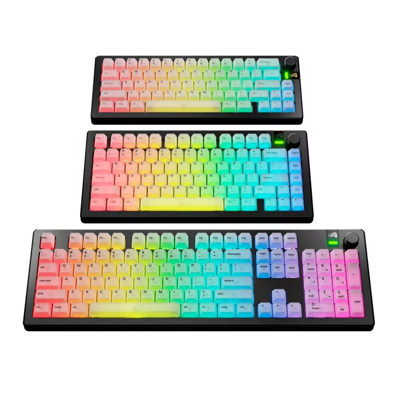 Keycap GLORIOUS Polychroma V2 RGB layout US — set di ricambio per tastiere meccaniche