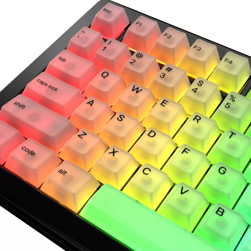 Keycap GLORIOUS Polychroma V2 RGB layout US — set di ricambio per tastiere meccaniche