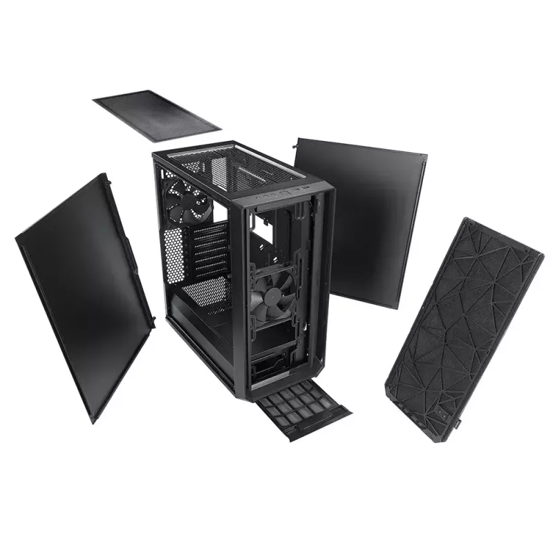 Case PC Fractal Design Meshify C Midi Tower nero