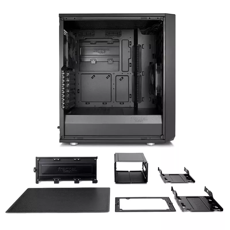 Case PC Fractal Design Meshify C Midi Tower nero