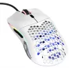 Mouse Glorious Gaming Glorious Model O- Regular (bianco), per destrorsi, ottico, USB Type-A, 3200 DPI, bianco