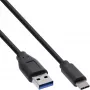 InLine cavo USB 3.2 Gen.1x2, connettore maschio USB-C / connettore maschio USB-A, nero, 2m