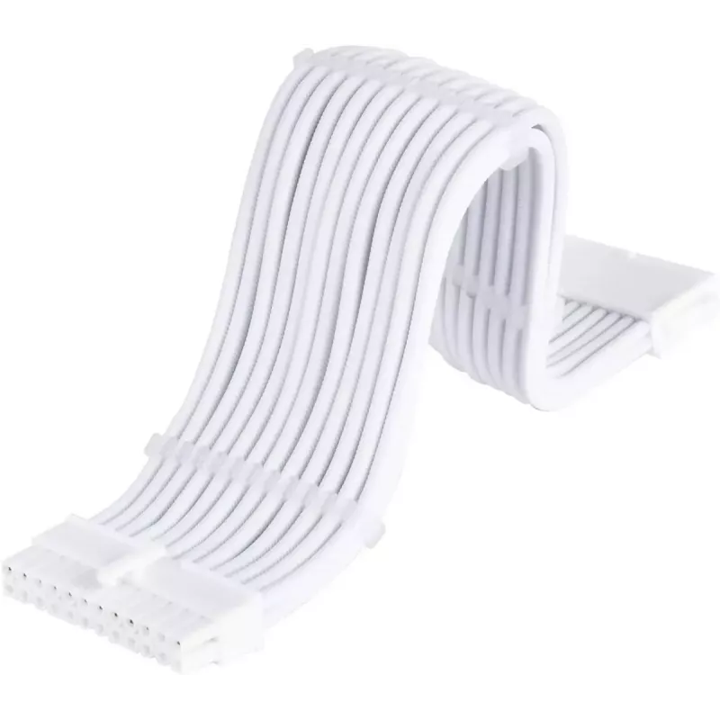 Prolunga cavo alimentatore SILVERSTONE 24 pin ATX SST-PP07E-MBW-V2 30 cm bianco