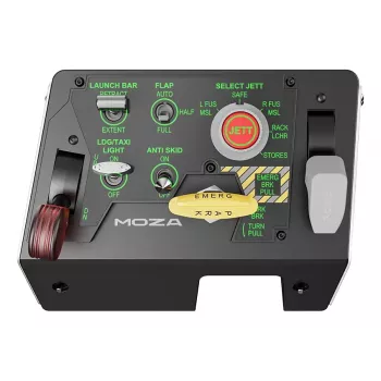 Pannello Moza Racing MTLP, nero, metallo, 196,5 mm, 134,7 mm, 149 mm, 680 g