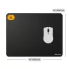 Glorious Gaming Glorious Mouse Pad 2 XL - cucito - nero, nero, monocromatico, tessuto, gomma, base antiscivolo, tappetino per mouse gaming