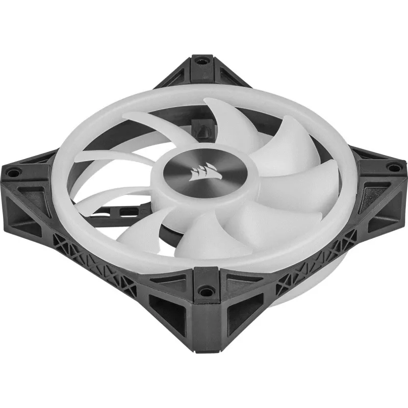 Kit doppia ventola CORSAIR iCUE QL140 RGB 140mm PWM con Lighting Node Core