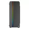 Case PC Aerocool GENESISV2BK ATX, pannello frontale LED ventola ARGB 12 cm, nero