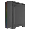 Case PC Aerocool GENESISV2BK ATX, pannello frontale LED ventola ARGB 12 cm, nero