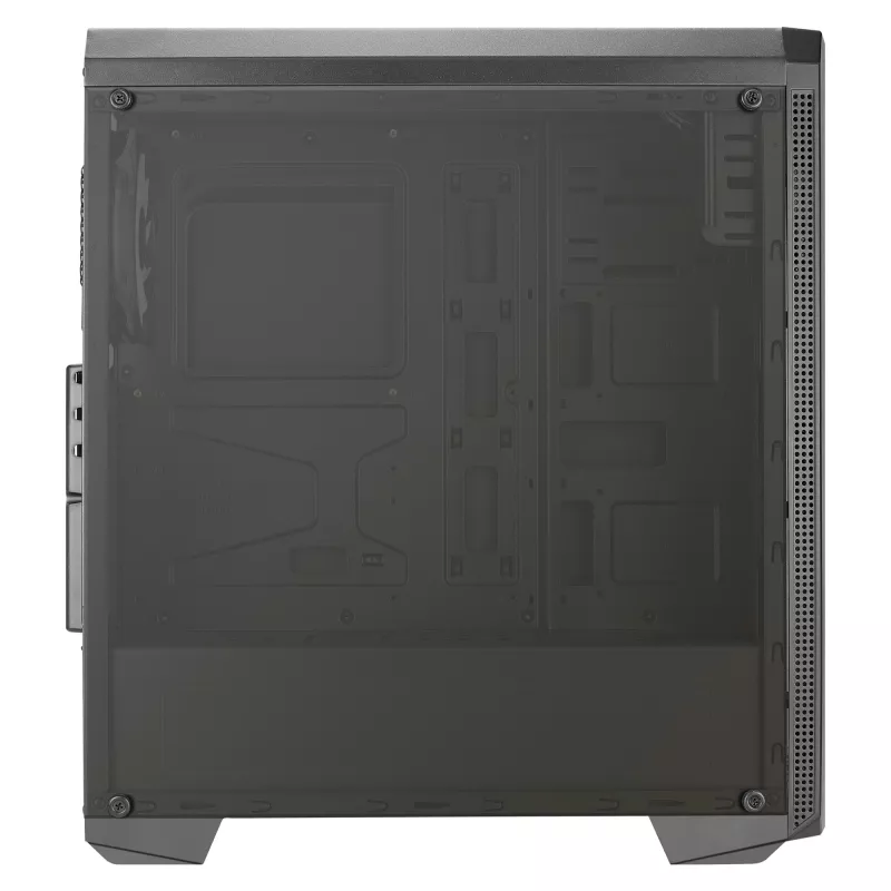 Case PC Aerocool GENESISV2BK ATX, pannello frontale LED ventola ARGB 12 cm, nero