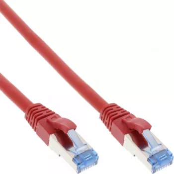 Cavo patch InLine S/FTP PiMF Cat.6A halogen-free 500MHz rosso 5m
