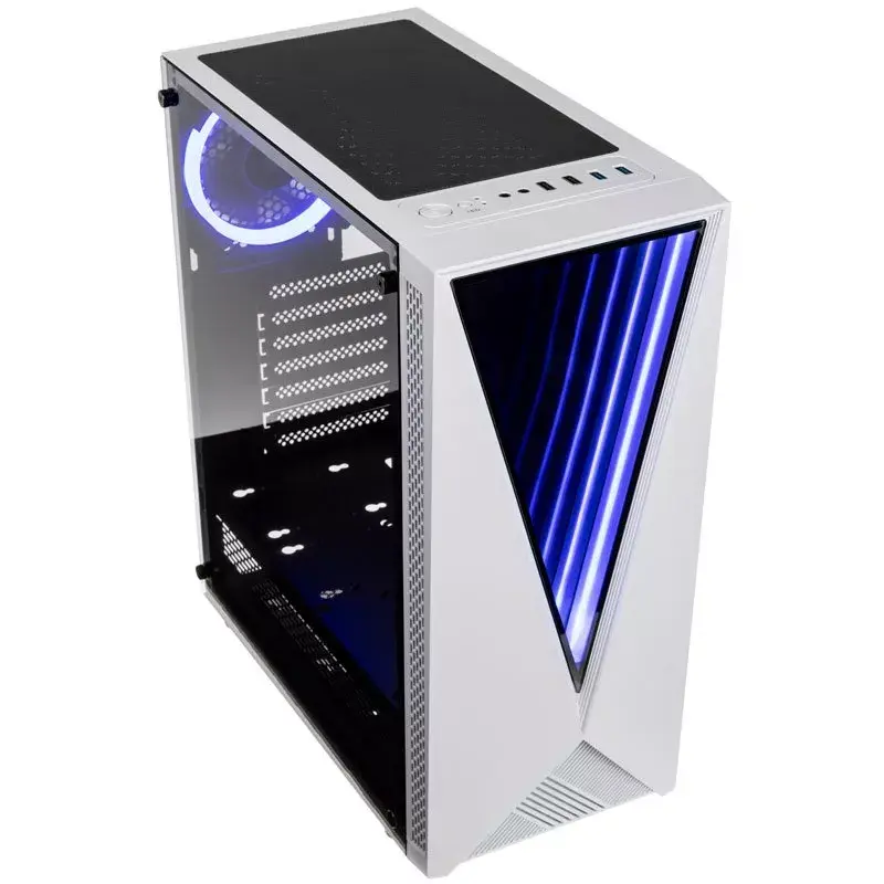 Case per computer Kolink VOID WHITE Midi Tower bianco, nero