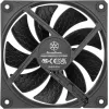 Ventola per case SILVERSTONE SST-SF120B 120 mm nero — ventola di raffreddamento da 120 mm per case PC