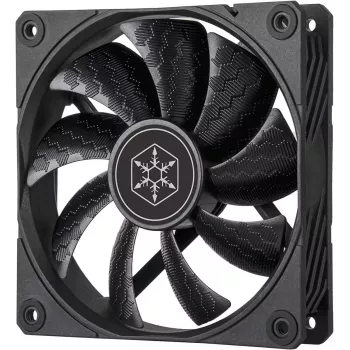 Ventola per case SILVERSTONE SST-SF120B 120 mm nero — ventola di raffreddamento da 120 mm per case PC