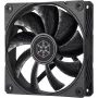 Ventola per case SILVERSTONE SST-SF120B 120 mm nero — ventola di raffreddamento da 120 mm per case PC