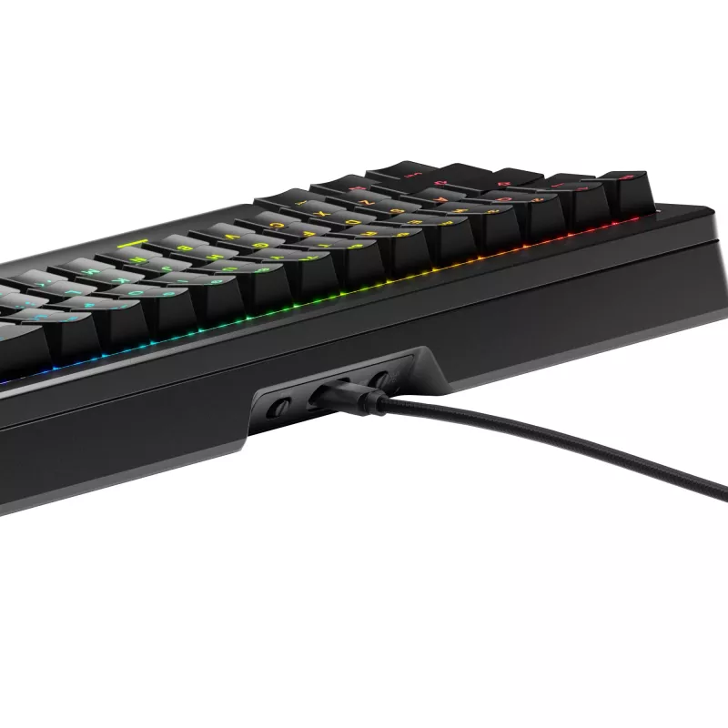 GLORIOUS GMMK 3 PRO 65% Tastiera meccanica preassemblata, cablata USB, QWERTY, RGB, Nero