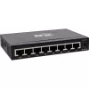 InLine Switch di rete 8 porte, 1 Gbit/s, desktop, metallo, senza ventola, porte schermate
