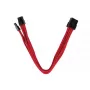SilverStone SST-PP07-PCIR prolunga da PCIe a 8 pin a PCIe a 6+2 pin, 0,25 m, rosso