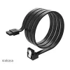 Cavo dati SATA interno Akasa Proslim connettore a 90°, 100 cm