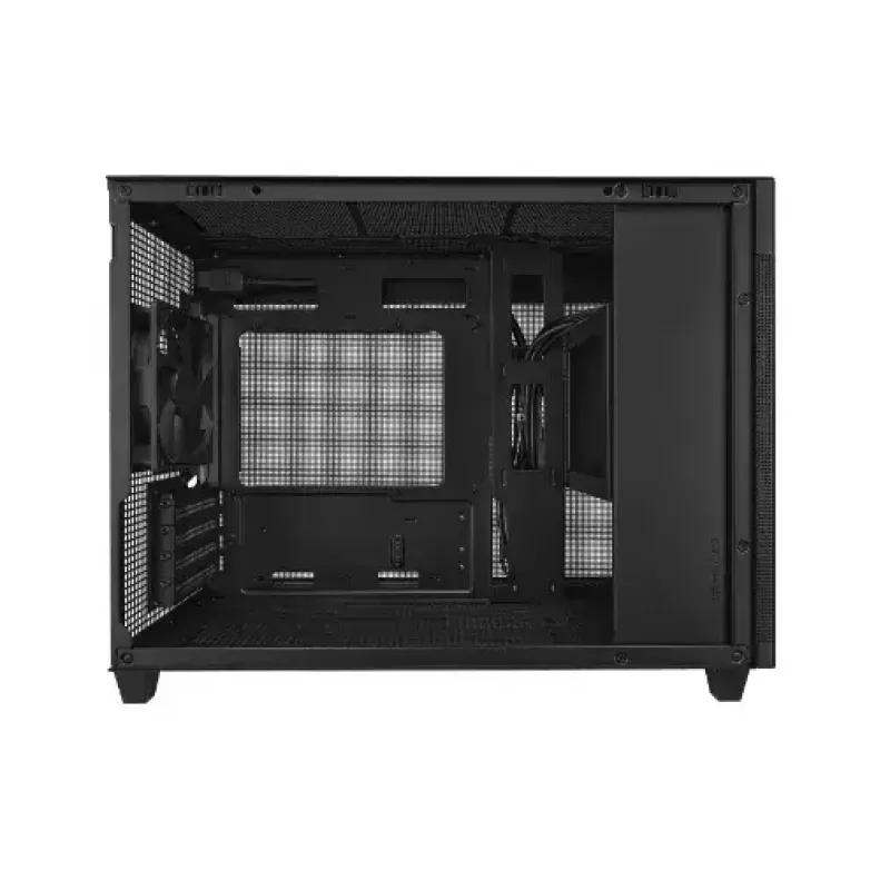 Case PC ASUS Prime AP201 MicroATX Mini Tower nero — supporta microATX, GPU max. 338 mm, altezza dissipatore CPU 170 mm, 3x vani 3,5 pollici, USB-A 2x, USB-C 1x