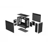 Case PC ASUS Prime AP201 MicroATX Mini Tower nero — supporta microATX, GPU max. 338 mm, altezza dissipatore CPU 170 mm, 3x vani 3,5 pollici, USB-A 2x, USB-C 1x