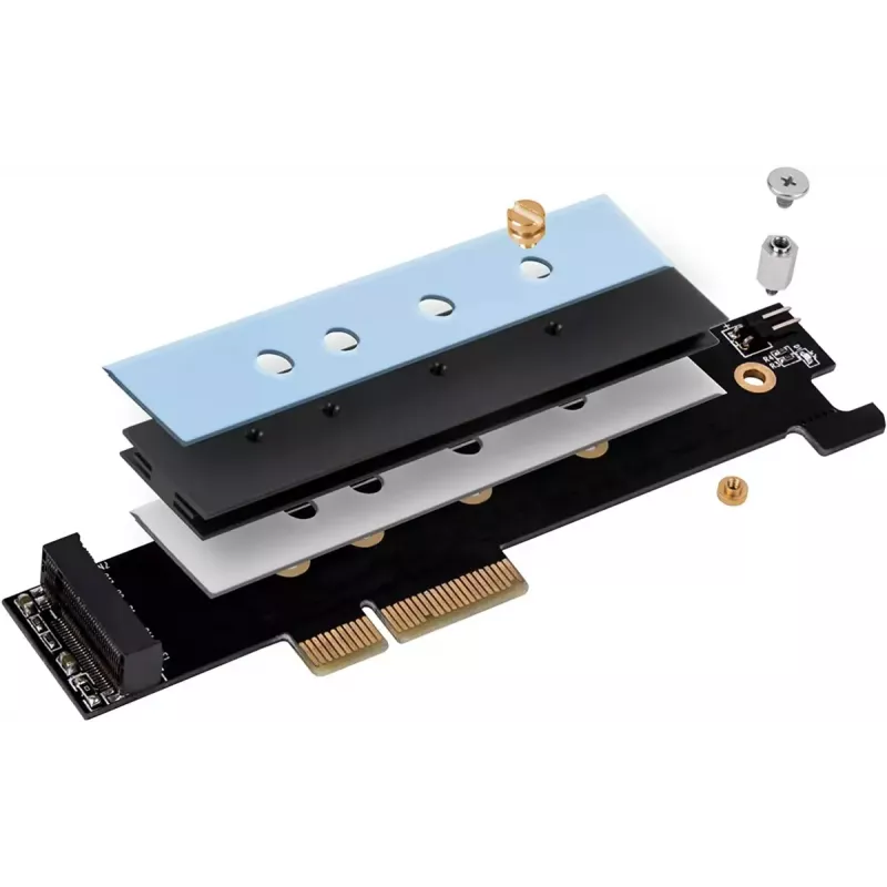SilverStone SST-ECM26-V2 adattatore di interfaccia da M.2 (M-Key) a PCIe 4.0 x4