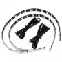 Kit illuminazione per case PC BITFENIX Alchemy 2.0, case universale, 12 V, 5,04 W, 2 pezzi, 10 mm x 0,5 m, nero/bianco