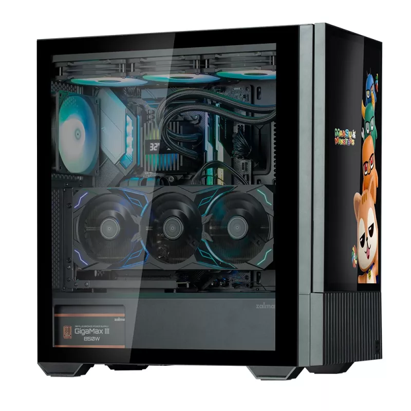 Case PC Zalman Z10 DS Midi Tower nero