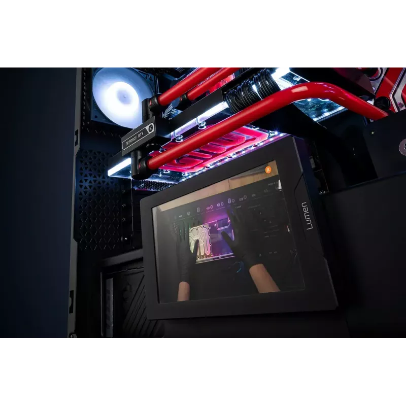 Display EKWB EK-Quantum Lumen 7 pollici LCD, alluminio, nero, 192×112×16,1 mm