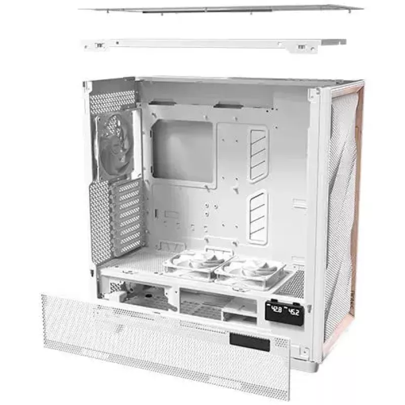 Case PC Antec FLUX PRO White EUV Full Tower bianco