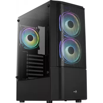 Case PC Aerocool Quantum Mesh Midi Tower nero