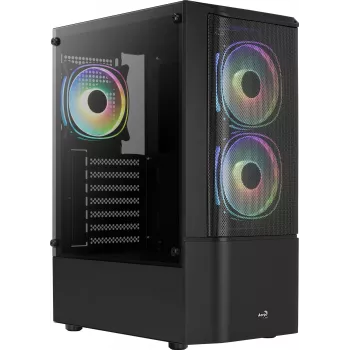 Case PC Aerocool Quantum Mesh Midi Tower nero