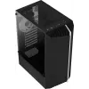 Aerocool Bionic V2 (PGS Bionic-G-BK-v2) case PC Midi Tower, ATX, RGB, vetro temperato, nero