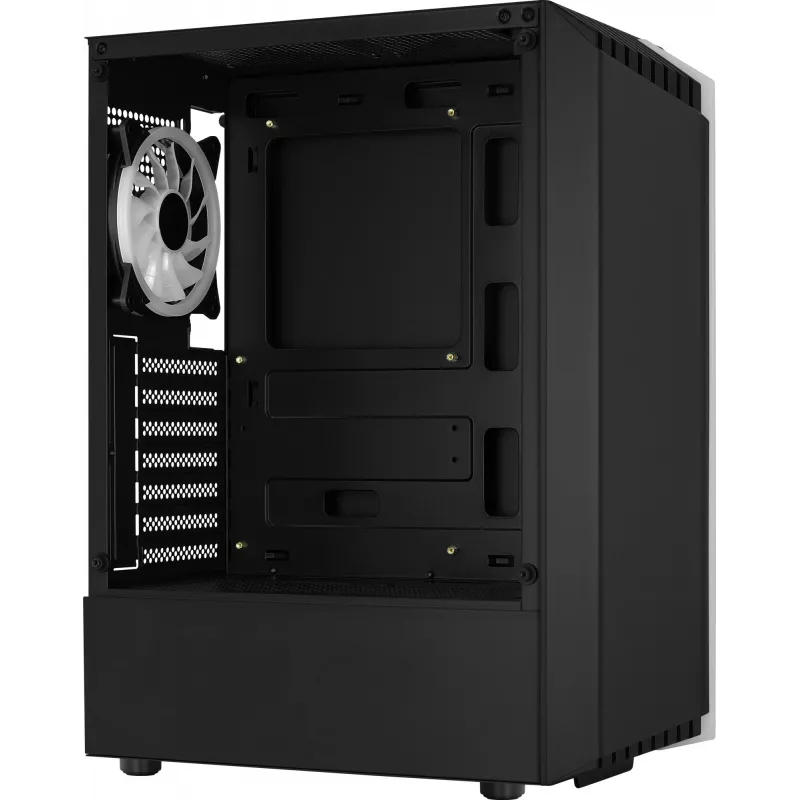 Aerocool Bionic V2 (PGS Bionic-G-BK-v2) case PC Midi Tower, ATX, RGB, vetro temperato, nero