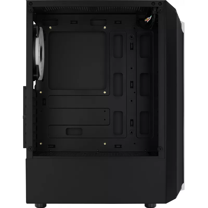 Aerocool Bionic V2 (PGS Bionic-G-BK-v2) case PC Midi Tower, ATX, RGB, vetro temperato, nero