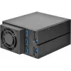 SilverStone SST-FS303-12G telaio estraibile per 3 unità da 3,5 pollici, nero