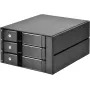SilverStone SST-FS303-12G telaio estraibile per 3 unità da 3,5 pollici, nero