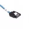 SilverStone SST-CPS05 cavo da Mini-SAS HD (SFF-8643) a SATA 7 pin con sideband, 4 lane, SAS 12 Gbit/s, 0,5 m, nero