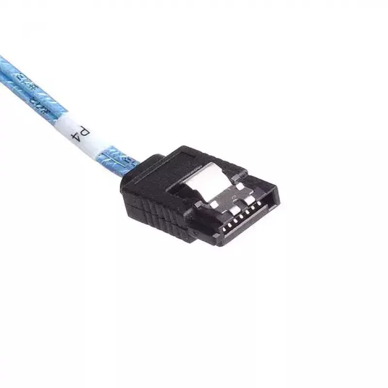 SilverStone SST-CPS05 cavo da Mini-SAS HD (SFF-8643) a SATA 7 pin con sideband, 4 lane, SAS 12 Gbit/s, 0,5 m, nero