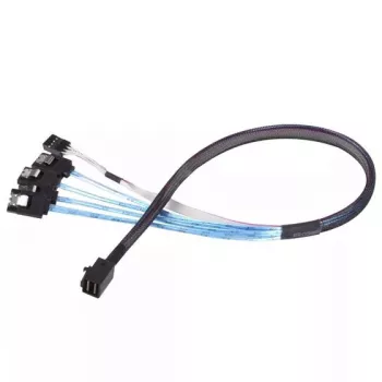 Cavo Silverstone CPS05 0,5 m Mini-SAS SFF-8643 su SATA 7-Pin
