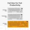 Glorious GMMK 3 100% Prebuilt tastiera gaming cablata, switch Fox, USB, US ANSI QWERTY, nera